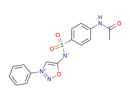 5-(4-acetylamino-benzenesulfonylamino)-3-phenyl-[1,2,3]oxadiazolium betaine