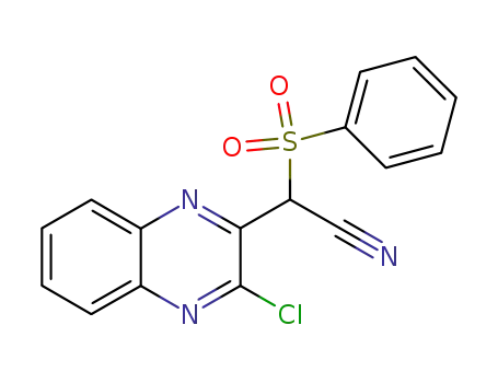(3-CHLOROQUINOXALIN-2-YL)(PHENYLSULFONYL)ACETONITRILE