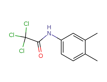Molecular Structure of 18823-69-3 (2,2,2-trichloro-N-(3,4-dimethylphenyl)acetamide)