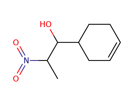 Molecular Structure of 872291-11-7 (1-cyclohex-3-enyl-2-nitro-propan-1-ol)