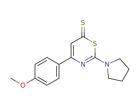 4-(4-Methoxy-phenyl)-2-pyrrolidin-1-yl-[1,3]thiazine-6-thione