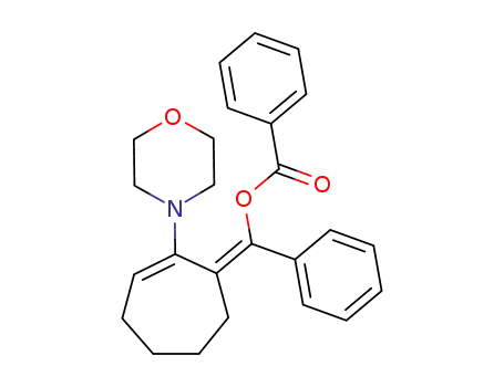 benzoyloxy-(2-morpholin-4-yl-cyclohept-2-enylidene)-phenyl-methane