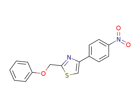 Molecular Structure of 25021-46-9 (4-(4-nitrophenyl)-2-(phenoxymethyl)-1,3-thiazole)