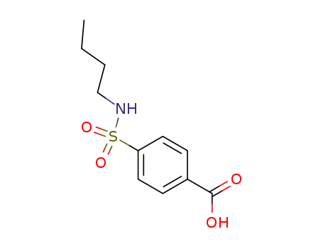 Molecular Structure of 6306-16-7 (4-(butylsulfamoyl)benzoic acid)