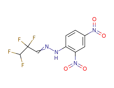 2.4-Dinitro-phenylhydrazon des ω-Hydro-perfluor-propionaldehyds