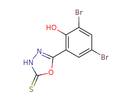 5-(2-Hydroxy-3,5-dibromophenyl)-1,3,5-oxadiazole-2-thione