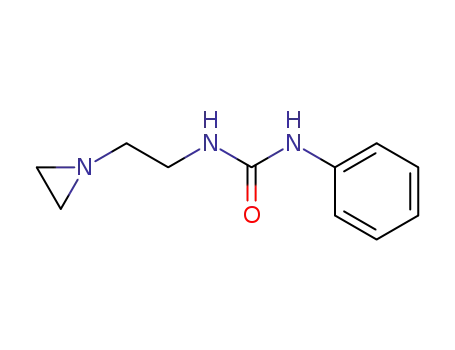 Molecular Structure of 13342-88-6 (1-N-β-aziridinoethyl-3-phenylcarbamide)