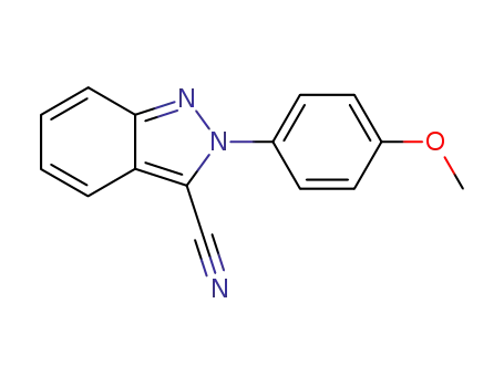 2-(4-methoxy-phenyl)-2<i>H</i>-indazole-3-carbonitrile
