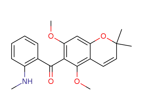 6-(2-N-methylaminobenzoyl)-5,7-dimethoxy-2,2-dimethylchromene