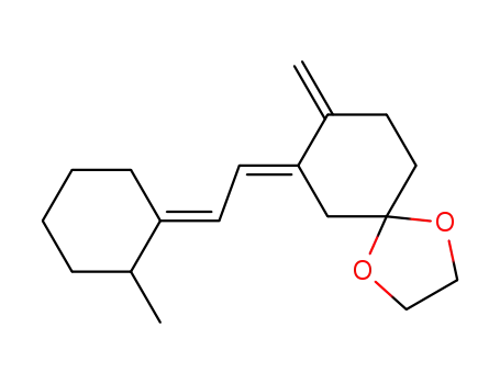(E)-1-<2-(2-methylcyclohexylidene)ethylidene>-5,5-ethylenedioxy-2-methylenecyclohexane