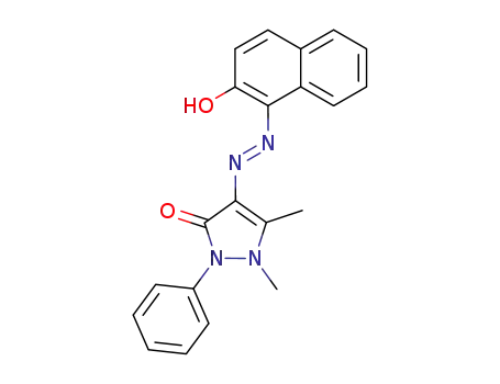 4-[(2-hydroxy-1-naphthyl)diazenyl]-1,5-dimethyl-2-phenyl-1,2-dihydro-3H-pyrazol-3-one