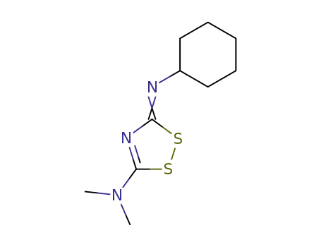 1H-1,2,4-디티아졸-5-아민, 3-(시클로헥실이미노)-N,N-디메틸-