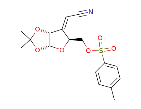 3-<(E)-cyanomethylene>-3-deoxy-1,2-O-isopropylidene-5-O-tosyl-α-D-xylofuranose