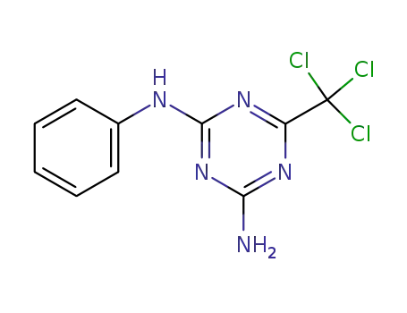 2-N-phenyl-6-(trichloromethyl)-1,3,5-triazine-2,4-diamine