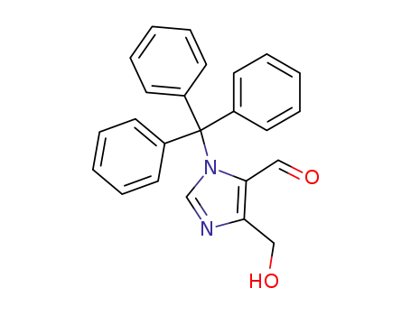 5-(4-hydroxymethyl-1-triphenylmethyl)imidazolecarboxaldehyde
