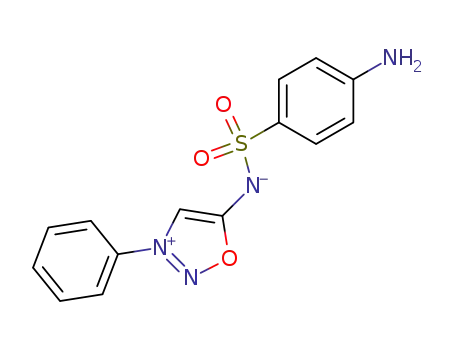5-(4-amino-benzenesulfonylamino)-3-phenyl-[1,2,3]oxadiazolium betaine