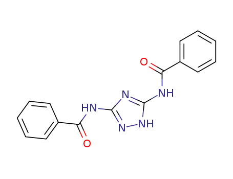 Molecular Structure of 53246-51-8 (N-(5-benzamido-2H-1,2,4-triazol-3-yl)benzamide)