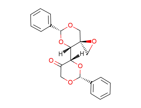 (5R)-5,5<sup>1</sup>-anhydro-1,3:4,6-di-O-benzylidene-5-C-hydroxymethyl-D-threo-2-hexulose