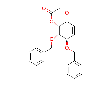 2L-(2,3/4)-2-O-acetyl-3,4-di-O-benzyl-2,3,4-trihydroxy-5-cyclohexen-1-one
