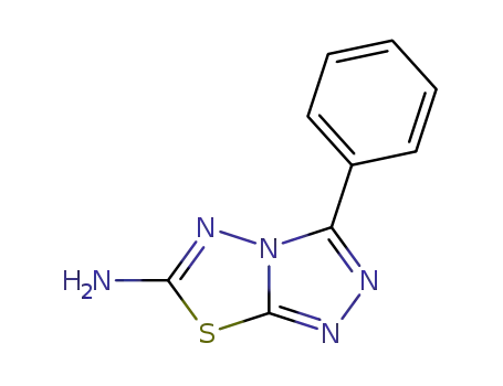 Molecular Structure of 3176-53-2 (3-PHENYL[1,2,4]TRIAZOLO[3,4-B][1,3,4]THIADIAZOL-6-AMINE)