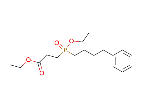3-[Ethoxy-(4-phenyl-butyl)-phosphinoyl]-propionic acid ethyl ester