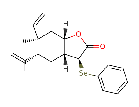 (3S,3aR,5R,6R,7aS)-5-Isopropenyl-6-methyl-3-phenylselanyl-6-vinyl-hexahydro-benzofuran-2-one