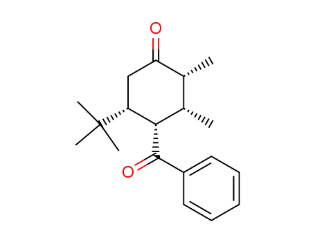 c-4-benzoyl-c-5-t-butyl-r-2,c-3-dimethylcyclohexanone