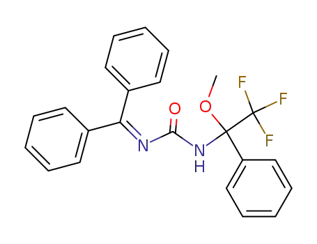 1-Benzhydrylidene-3-(2,2,2-trifluoro-1-methoxy-1-phenyl-ethyl)-urea