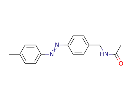 Molecular Structure of 32479-21-3 (N-<p-(p-Tolylazo)benzyl>acetamid)