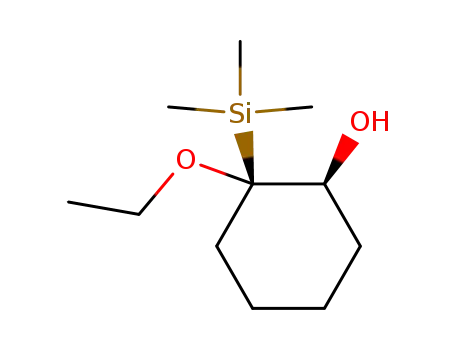 Cyclohexanol, 2-ethoxy-2-(trimethylsilyl)-, cis-