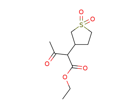 Molecular Structure of 4905-71-9 (ETHYL 2-(1,1-DIOXIDOTETRAHYDROTHIEN-3-YL)-3-OXOBUTANOATE)