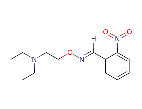 Benzaldehyde, 2-nitro-, O-[2-(diethylamino)ethyl]oxime