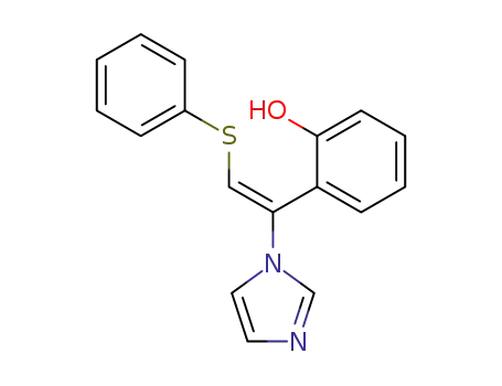 Phenol, 2-[1-(1H-imidazol-1-yl)-2-(phenylthio)ethenyl]-, (E)-
