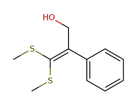3,3-Bismethylmercapto-2-phenyl-propen-2-ol