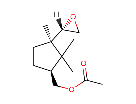 (+)-(1R,3S,1'S)-3-acetoxymethyl-1-(1',2'-epoxyethyl)-1,2,2-trimethylcyclopentane