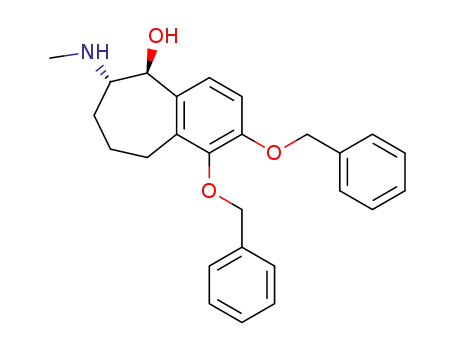 5H-Benzocyclohepten-5-ol,
6,7,8,9-tetrahydro-6-(methylamino)-1,2-bis(phenylmethoxy)-, trans-