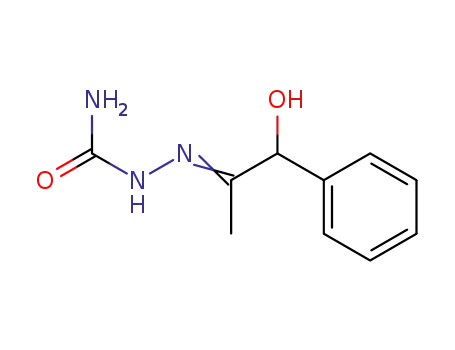 Molecular Structure of 7624-52-4 ((+/-)-1-hydroxy-1-phenyl-acetone semicarbazone)