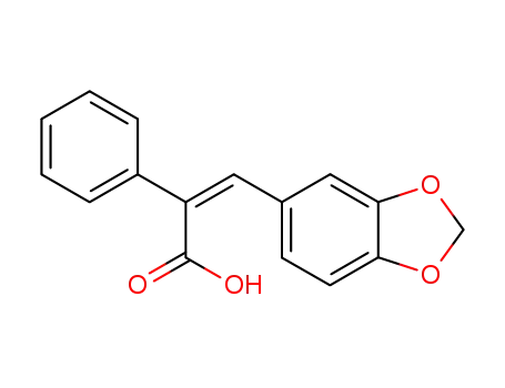(Z)-3-(3,4-methylenedioxyphenyl)-2-phenylprop-2-enoic acid