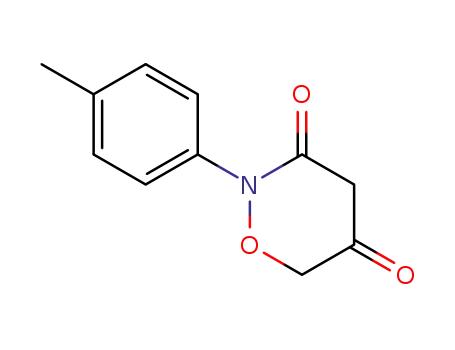 2H-1,2-Oxazine-3,5(4H,6H)-dione, 2-(4-methylphenyl)-