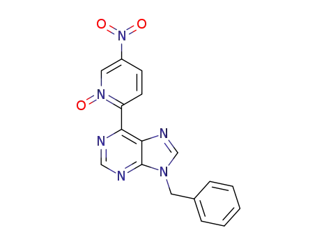 9-benzyl-6-(5'-nitro-2'-pyridyl)-9H-purine 1'-oxide