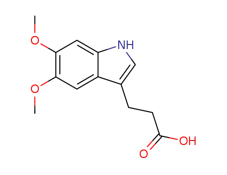 3-(5',6'-dimethoxy-3'-indolyl)propanoic acid