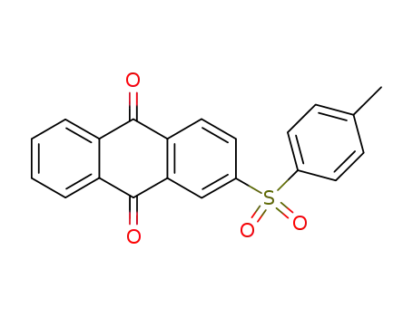Molecular Structure of 5594-08-1 (2-(toluene-4-sulfonyl)-anthraquinone)