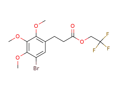 3-(5-Bromo-2,3,4-trimethoxy-phenyl)-propionic acid 2,2,2-trifluoro-ethyl ester