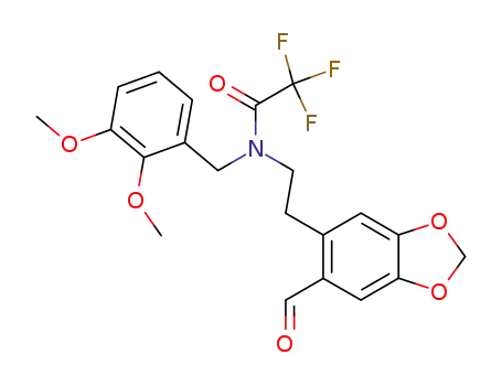 Acetamide,
N-[(2,3-dimethoxyphenyl)methyl]-2,2,2-trifluoro-N-[2-(6-formyl-1,3-benzo
dioxol-5-yl)ethyl]-
