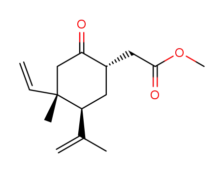 ((1S,4S,5S)-5-Isopropenyl-4-methyl-2-oxo-4-vinyl-cyclohexyl)-acetic acid methyl ester