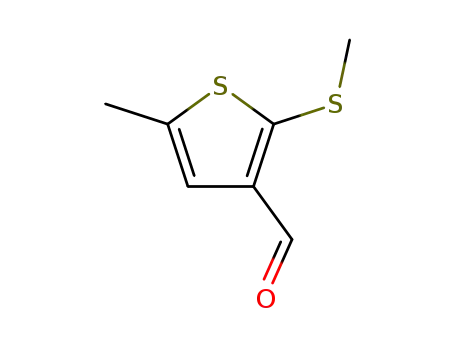 2-methylthio-5-methylthiophene-3-aldehyde
