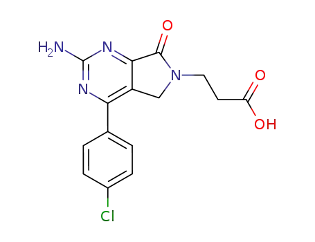 3-[2-Amino-4-(4-chlorophenyl)-7-oxo-5,7-dihydro-6h-pyrrolo[3,4-d]pyrimidin-6-yl]propanoic acid