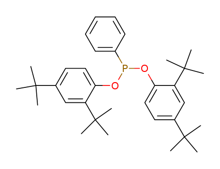Bis(2,4-di-tert-butylphenyl)phenyl phosphonite CAS No.70146-21-3