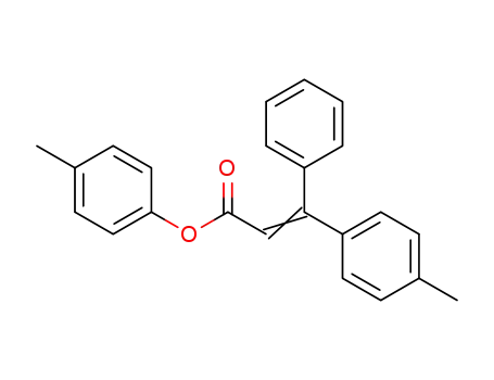 2-Propenoic acid, 3-(4-methylphenyl)-3-phenyl-, 4-methylphenyl ester