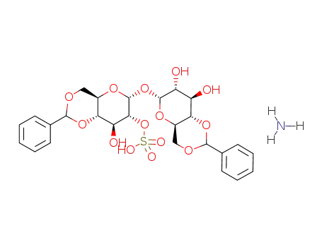 ammonium 4,6:4',6'-di-O-benzylidene-α,α-trehalose 2-sulfate